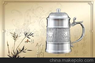 客家風(fēng)采 客家禮品 批發(fā)錫制福牛杯 梅州客家送禮優(yōu)選純錫杯廠家