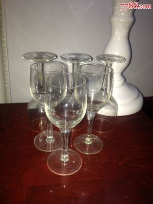 解放初/全品高腳玻璃杯_玻璃器皿_皓瀚藏品雜貨鋪【7788收藏__中國收藏熱線】