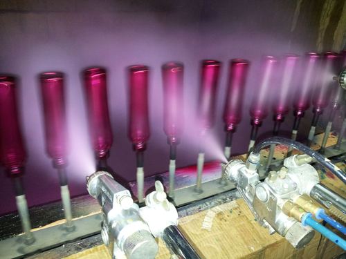 廣東廣州超實惠工廠價格玻璃器皿噴色噴涂加工,真金燙,logo印刷 - 中